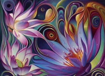 Экзотические цветы - артикул: 21212 Экзотические цветы - артикул: 21212