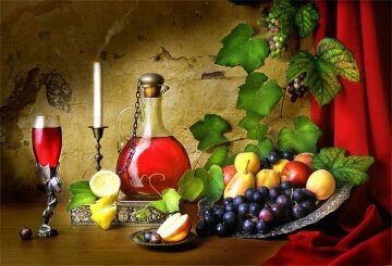 Фрукты и вино - артикул: 17997 Фрукты и вино - артикул: 17997