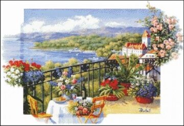 Картинки по запросу вышивка море